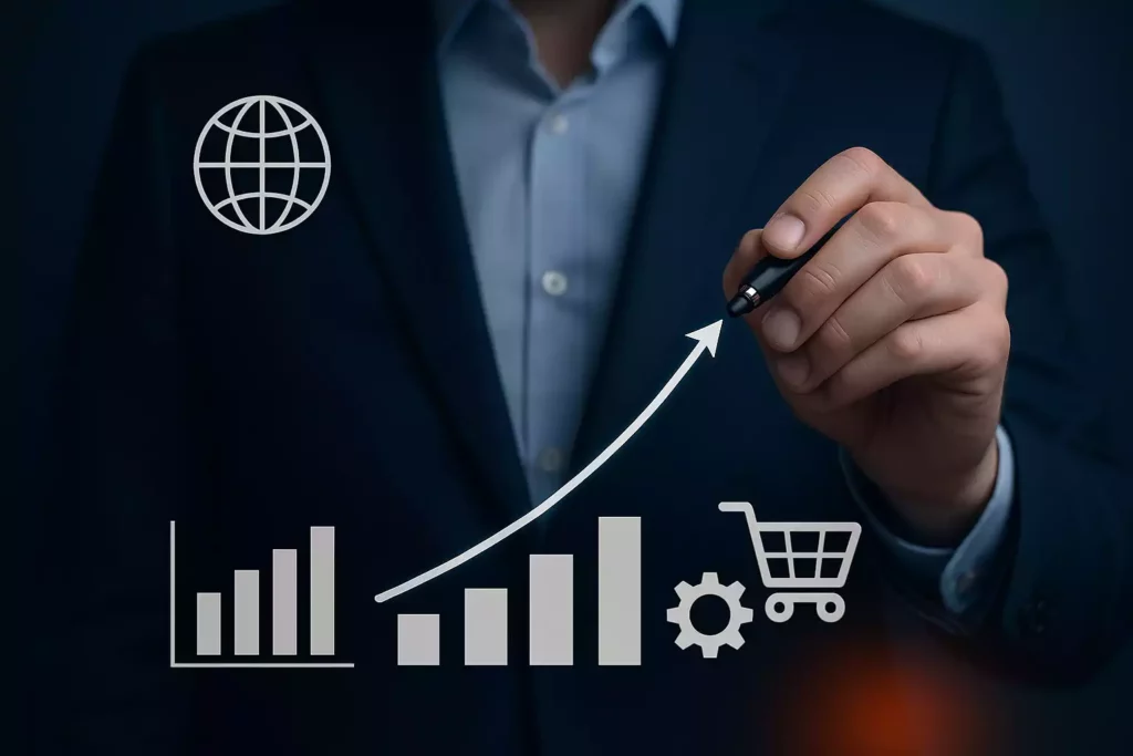 Eminenzia, cabinet de conseil en stratégie digitale & e-commerce - Expertises fonctionnelles en conseil Politique commerciale, photo courbe